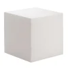 2 BASE STAMPO QUADRATO CUBO 10CM POLISTIROLO PER TORTA CAKE DESIGN FESTA CUCINA