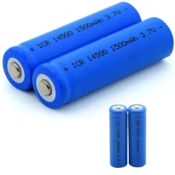 4 BATTERIA AGLI IONI DI LITIO DA 3,7V 1500MAH ICR 14500 PER MICROFONO MOD AEREO