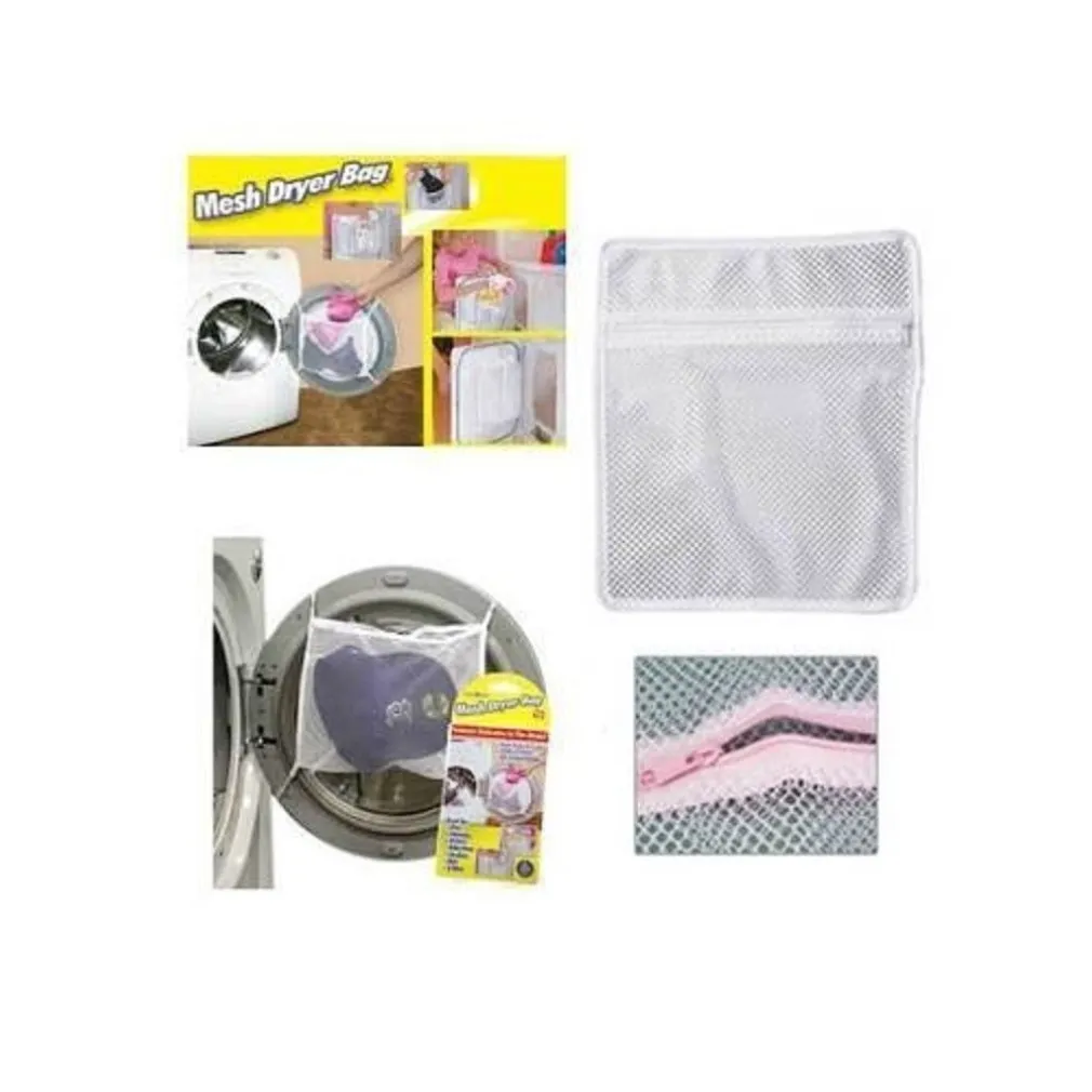 3 BORSA A RETE CON ZIP CERNIERA 40x50 CM PROTEGGI LAVA CAPI DELICATI BIANCHERIA
