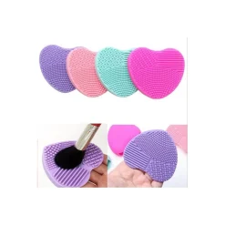 2 BUSHEGG SPAZZOLA PER PULIZIA PENNELLO PENNELLI SILICONE COSMETICI MAKE UP