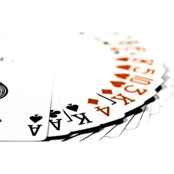 52 CARTE MAZZO DA GIOCO POKER + 2 JOLLY PLASTIFICATE LAVABILI RAMINO SCALA 40