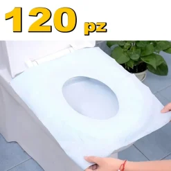 120 COPRIWATER WC CARTA MONOUSO COPRI WATER PROTEZIONE IGIENICI TOILETTE BAGNO