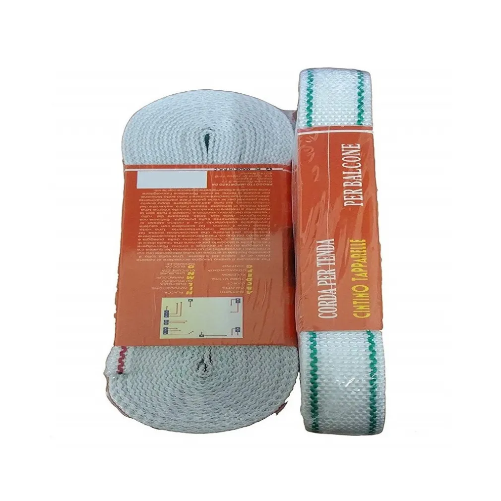 2 CORDA PER TENDA CINTINO CINTA CINGHIA TAPPARELLE PER BALCONE TENDA CORDE DA 5M