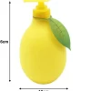 8 DISPENSER PORTA SAPONE LIQUIDO IN PLASTICA FORMA LIMONE BAGNO