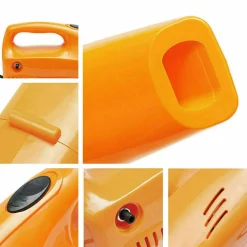 2 IN 1 ASPIRAPOLVERE COMPRESSORE AUTO CON MANOMETRO 12V 250PSI CON ACCESSORI