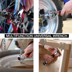 48 in 1 CHIAVE MULTIFUNZIONE UNIVERSALE CRICCHETTO ANGOLO FINO A 45° RUOTA 360