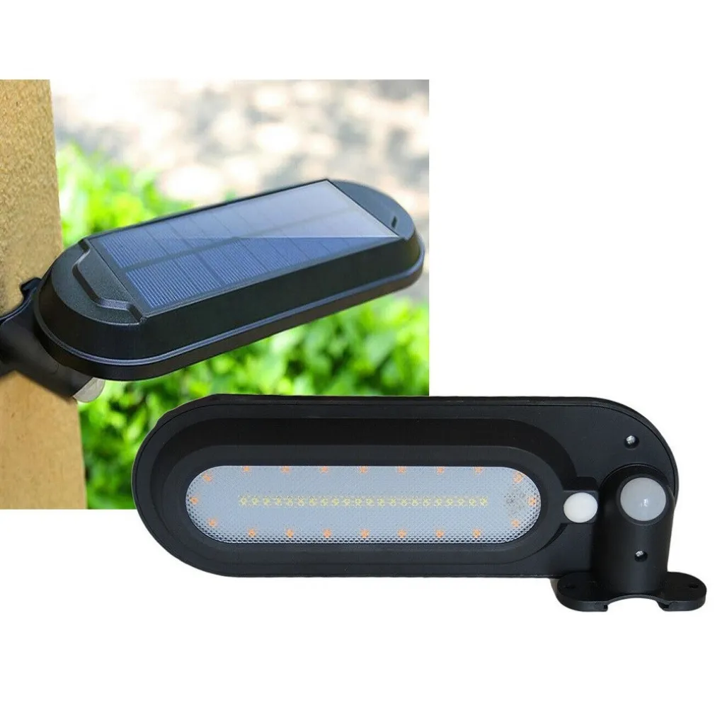 4 LAMPADA LED SOLARE DA ESTERNO GIARDINO FARETTO FOTOVOLTAICO SENSORE A 42 LED