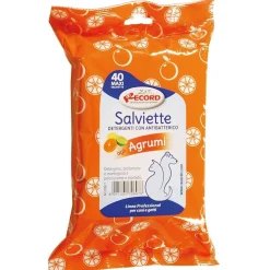 40 MAXI SALVIETTE SALVIETTA AGLI AGRUMI DETERGENTI CON ANTIBATTERICO CANE GATTO