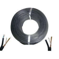 200 METRI MATASSA CAVO VIDEO COASSIALE RG59+2C + ALIMENTAZIONE 2 FILI TELECAMERE