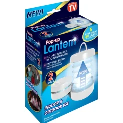 4 MINI LANTERNE LAMPADE LUCE LED TORCIA TASCABILI DA INTERNO ESTERNO CAMPEGGIO