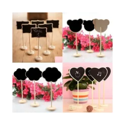 2 MINI LAVAGNA LAVAGNETTA SEGNAPOSTO SEGNA POSTO BOMBONIERA WEDDING RISTORANTE