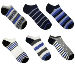 12 PAIA DI CALZINI UOMO CAVIGLIA IN COTONE VARI COLORI E FANTASIE MD-3207