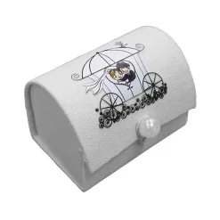 12 PEZZI BOMBONIERA BAULE COFANETTO SPOSI BOMBONIERE SCATOLA CONFETTI MATRIMONIO