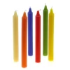 48 PEZZI CANDELE LUNGHE 19CM PROFUMATE COLORATE DECORAZIONE AROMATERAPIA