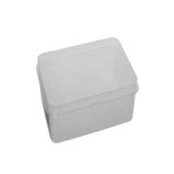 3 PEZZI CONTENITORE CUCINA PER CIBO PRANZO PLASTICA TRASPARENTE SALVA FRESCHEZZA