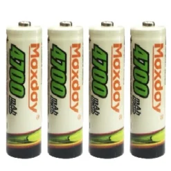 4 PEZZI PILE AA BATTERIE RICARICABILI STILO DA 4700 MAH BATTERIA UNIVERSALI PILA