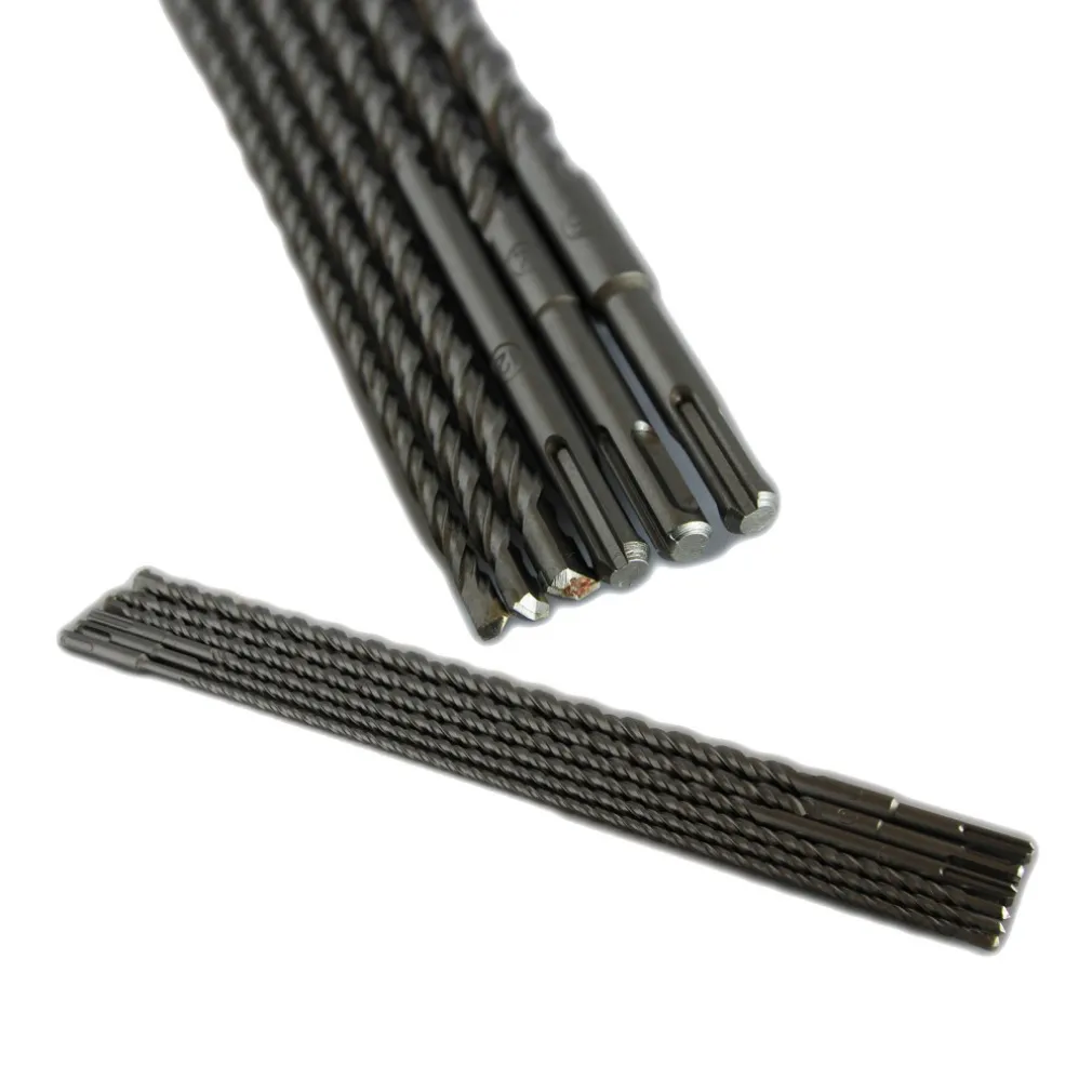 6 PUNTE MURO SDS DA 450 mm PER TRAPANO TASSELLATORE Ø 6, 8, 10, 12, 14, 16 mm