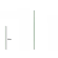2 PZ BASTONCINI DI SUPPORTO PER GIARDINO ASTA SERRE RECINZIONI PIANTE 1.1X120 CM
