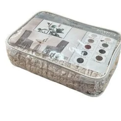 2 PZ COPRISEDIA CON VOLANT SCHIENALE SEDIA TESSUTO BUBBLE VARI COLORI LAVABILE