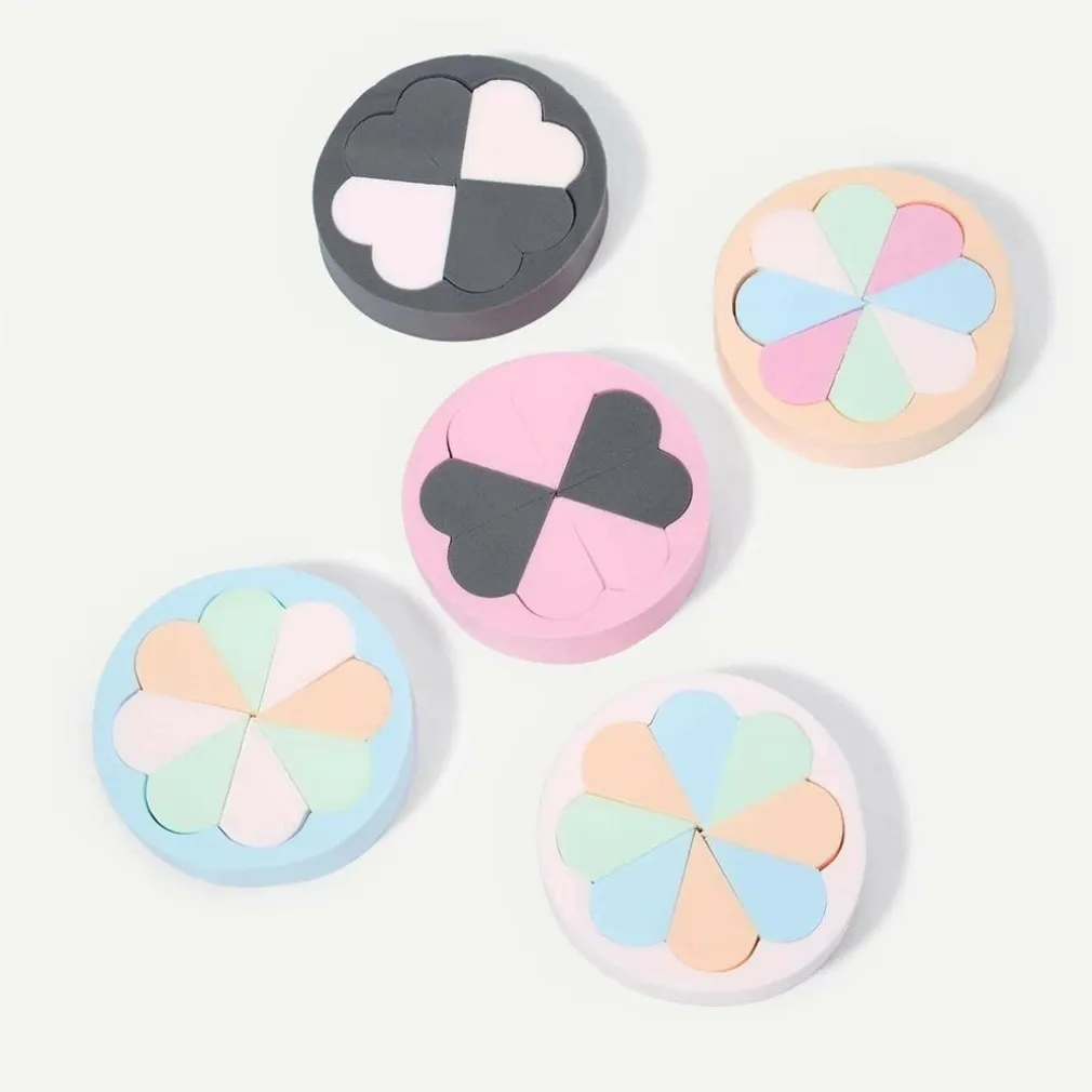 2 PZ FIORI SPUGNE CORRETTORE FONDOTINTA SFUMATURE MAKE UP SPUGNETTE CONTURING