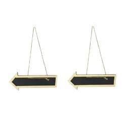 2 PZ LAVAGNA A FRECCIA DA APPENDERE LAVAGNETTA CARTELLO TARGA DIREZIONALE 53930A