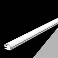 10 PZ PROFILO IN ALLUMINIO BOMBATO A PLAFONE SEZIONABILE 2MT PER STRIP LED AL-01