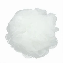 2 PZ SPUGNA A RETE SPUGNETTA DOCCIA BAGNO ESFOLIAZIONE PELLE CORPO BIANCA 79576