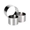 12 PZ STAMPO STAMPINI FORMA PER DOLCI PASTA ANELLO CIRCOLARE 6 X 6 CM CUCINARE
