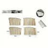 4 PZ. TENDA TENDINA PARASOLE PROTEGGI SOLE RAGGI UV MAGNETICA AUTO BEIGE 70169