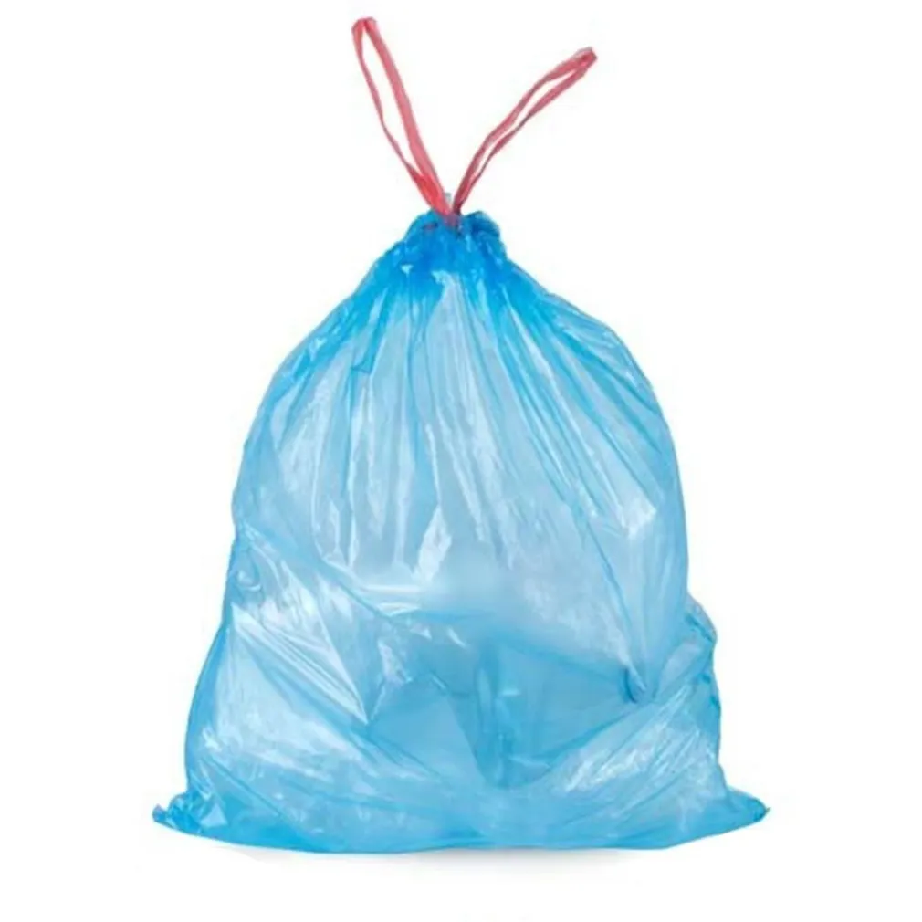 5 ROTOLI SACCHETTI BUSTE SPAZZATURA PROFUMATI 30LT 50X60CM CON MANICI BLU 100PZ