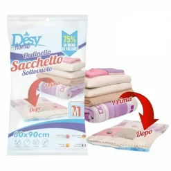 12 SACCHETTI SOTTOVUOTO SALVASPAZIO 90X60 BUSTE SACCO SALVA SPAZIO ABITI PIUMONI