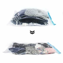 12 SACCHETTI SOTTOVUOTO SALVASPAZIO 90X60 BUSTE SACCO SALVA SPAZIO ABITI PIUMONI