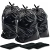 5 SACCHI SPAZZATURA SENZA MANIGLIE NERI 90 x 120 CM 150 LITRI SUPER RESISTENTI