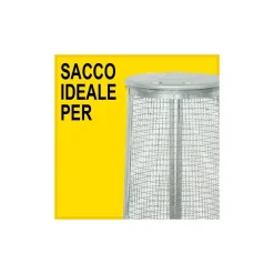 5 SACCHI SPAZZATURA SENZA MANIGLIE NERI 90 x 120 CM 150 LITRI SUPER RESISTENTI