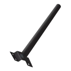 2 STAFFE PALO PER LAMPIONE SOLARE STRADALE SUPPORTO METALLO STAFFA MURO PARETE