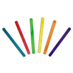 300 STECCHE COLORATE BASTONCINI IN LEGNO NATURALE LAVORETTI BRICOLAGE 110 X 10MM