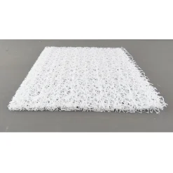 12 VELO RETE VELI POLYCOTTON BIANCO CONFETTI BOMBONIERA WEDDING NOZZE BATTESIMO