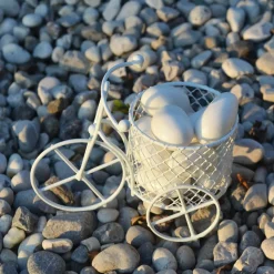 12 X BOMBONIERA BOMBONIERE BICICLETTA A TRE RUOTE CON CESTINO PORTACONFETTI