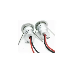 9 X MINI FARETTO A LED DA INCASSO 1W CREE COB SILVER CIELO STELLATO PUNTO LUCE