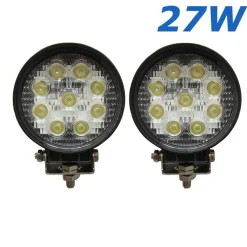 2 X 27W LED WORK LUCE LAMPADA FARO DA LAVORO FARETTO AUTO BARCA SUV DC 12V 24V