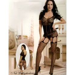 ABITO SEXY LINGERIE INTIMO DONNA HOT GUEPIERE STRINGIVITA NERO TAGLIA UNICA 8882