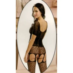 ABITO SEXY LINGERIE INTIMO DONNA HOT GUEPIERE STRINGIVITA NERO TAGLIA UNICA 8882