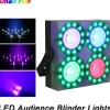 ACCECATORE LED 4 X 50 W RGB MULTICOLORE BLINDER CONTROL DMX COLOR CHANGE STROBO