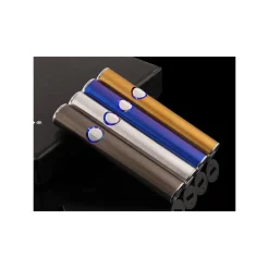 ACCENDINO ACCENSIONE CON SOFFIO VENTO RICARICABILE ANTIVENTO USB SENZA FIAMMA