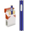 ACCENDINO RICARICABILE SLIM COMPATTO ANTIVENTO USB SENZA FIAMMA NO GAS SIGARETTA