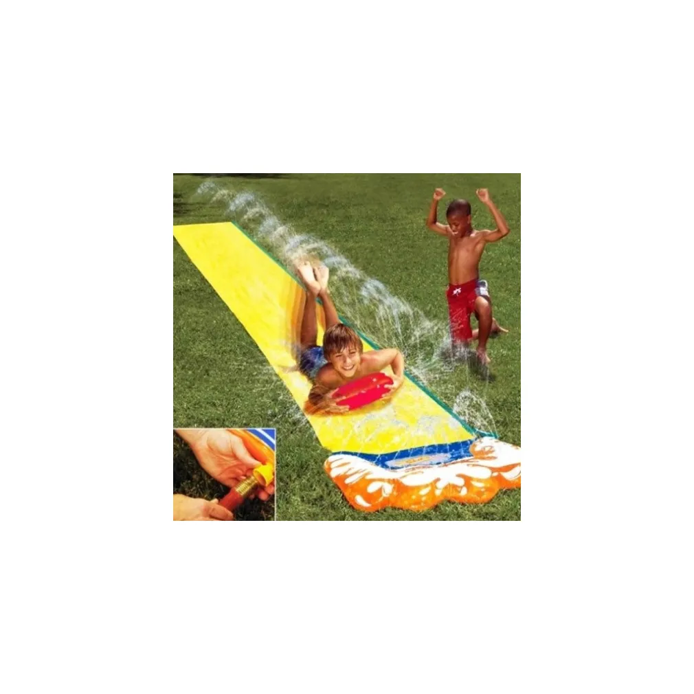 ACQUA SCIVOLO FERROVIARIO 488 X 71 CM GIOCO PISCINA ESTERNO GIARDINO WATER ZONE