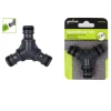ADATTATORE A 3 VIE PER TUBI CON INNESTO RAPIDO UNIVERSALE CONNETTORE ABS 94754