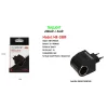 ADATTATORE ACCENDISIGARI DA AUTO CASA RICARICA SMARTPHONE DISPOSITIVI 5V-1000MA MAXTECH MA-C009
