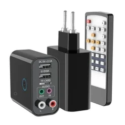 ADATTATORE BLUETOOH USB 5.0 TRASMETTITORE RICEVITORE AUDIO WIRELESS AUX RCA K16