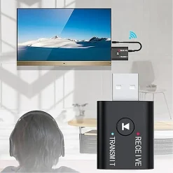 ADATTATORE BLUETOOTH USB AUDIO SEGNALE RICEVENTE-TRASMITTENTE WIRELESS AD-BT004